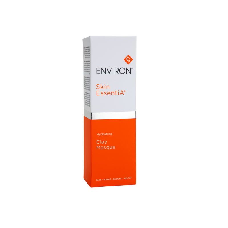 Environ Hydrating Clay Masque in a jar, showing smooth, creamy clay mask for nourishing and hydrating skin.