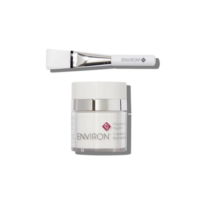 Environ Tri Bio-Botanical Revival Masque in a sleek jar, featuring a hydrating and revitalizing skincare treatment for healthy skin.