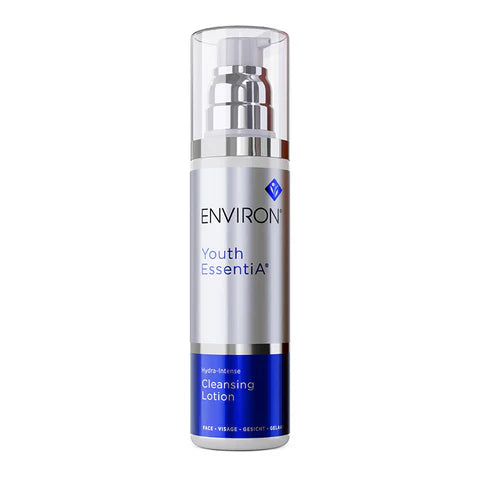 Environ Hydra-Intense Cleansing Lotion in a 200ml bottle, gentle facial cleanser for hydrating and refreshing the skin.