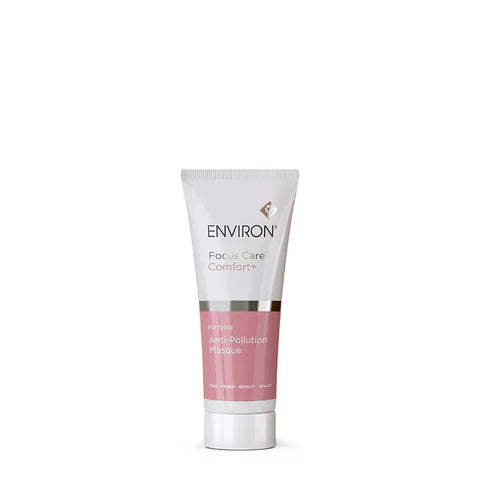 Environ Purifying Anti-Pollution Masque in a 75ml jar, designed to detoxify and refresh skin with anti-pollution ingredients.